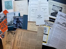 Vintage 1920s-1930s Ford Motor Company Historical Ephemera Archive - 19-Pc Lot picture