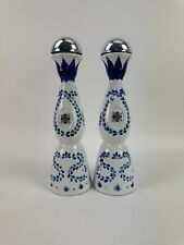 Lot Of 2 Clase Azul Reposado Tequila White And Blue Empty Bottle 750ml Rinsed picture