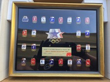 Los Angeles 1984 Olympics Limited Edition Pins Set Series 3 Framed w/ Box picture