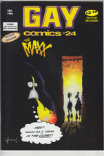 Gay Comix (The Maxx app.) #24 (1997) VF- Bob Ross bag/board picture