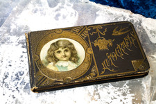 1800's Autograph Book Maine Signatures and Lovely Advice To Be Cherished picture
