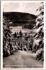 Lenzkirch Wintersportplatz 800-1000 M Hochschwarzwald Real Photo RPPC Postcard picture