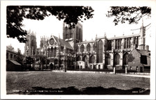 York Minster Real Photo Postcard RPPC Walter Scott Bradford Cathedral UK picture