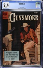 Gunsmoke #20 CGC 9.4 (Dell 1960) James Arness Photo Cover - POP 2 L@@K picture