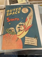 A TRIP TO OUTER SPACE WITH SANTA Comic GIVEAWAY PROMO From SEARS VINTAGE picture