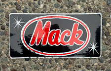 HUGE 1970s NOS Holographic Mack Truck Logo Sticker Decal 11.5” picture