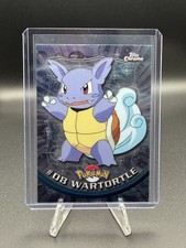 Topps Chrome Pokemon Wartortle #08 Vintage Rare Chrome Card Blastoise Evolution picture