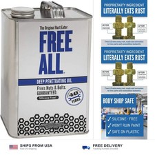Free All Rust Eater Deep Penetrating Oil, 1 Gallon Can – Loosens Rusted Bolts... picture