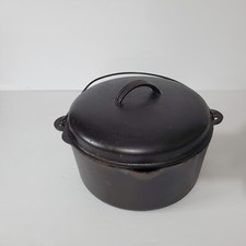 Vintage Sears Golden Jubilee Cast Iron Pot Dutch Oven With Lid Antique S10 picture