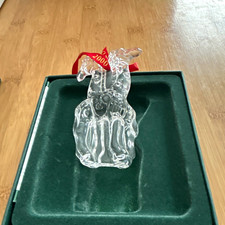 Marquis Waterford Crystal Noah's Ark Giraffe Hanging Ornament 2000 116271 picture