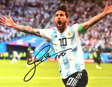 LIONEL MESSI Signed Original 8x10