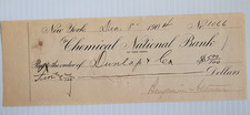 Benjamin Altman Signed Check Autograph B. Altman Department Stores 1904 picture