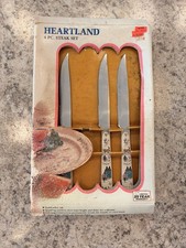Vintage Heartland International Knife Set In Box Set Of 3 picture