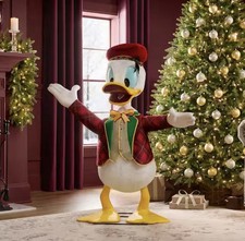 Disney 4 FT Animated Donald Duck Interactive Holiday Christmas Animatronic 2026 picture