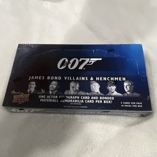 Upper Deck 007 James Bond Villains & Henchmen Trading Cards Sealed Box 2009 picture