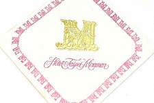Ephemera Cocktail Napkin Hotel Taipei Miramar Advertisement Gold Leaf L1A  picture