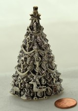 Reed Barton STERLING MINIATURE Christmas Tree of Toys ORNAMENT Williamsburg NOS picture