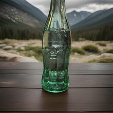 Green  Coca-Cola Contour Soda Bottle, With No Symbol From Thibodaux LA 67a13 picture