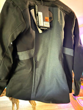 Harley-Davidson Black Motorcycle Jacket w/ Skull Back Graphic Logo  women’s Lrg picture