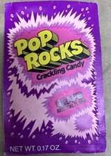 Vintage POP ROCKS Grape Popping Candy Package - Unopened 1980’s General Foods picture