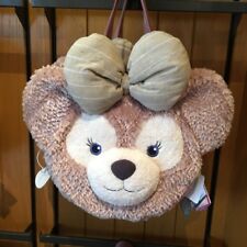 Disney Shellie May Duffy Bear Face Plush Tote Bag Handbag Shoulder Bag Backpack picture