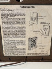 Vintage 1979 Nestle A Time for Baking Clock - 50th Anniversary - Working picture