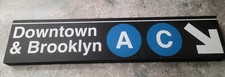 Two- New York City Subway Sign featuring 
