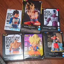 banpresto DragonBall Figure Lot Vegeta SonGoku Yamcha Solid Edge Works Grandista picture