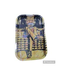 RAW Gold Monopoly Man Rolling Tray Durable, Custom, , Tin, Metal picture