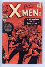X-MEN 17 (VG) KIRBY CLASSIC BLACK + RED COVER Magneto 1966 Marvel Comics n805 picture