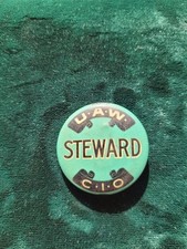 Vintage U.A.W Steward C.I.O picture