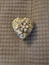 Jay Strongwater Heart Shaped  Flower Decoration Trinket Box  picture