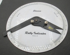 Vintage 9 inch Stevens Rally Indicator Model 25 B65 picture
