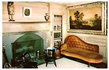 Concord MA Massachusetts The Old Manse The Small Parlour Vtg Postcard  picture