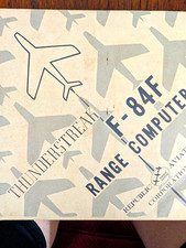 Vintage Republic F-84F Thunder streak Range Computer Box picture
