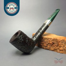 Ashton Brindle LX Sandblasted Canadian w/ Silver Handmade Briar Pipe, New picture