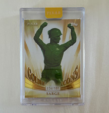 Topps 2025 Pixar Golden Icons Sarge GI-9 Serial #024/100 Toy Story picture