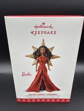 Hallmark - 2017 Holiday Barbie #3 African American - Keepsake Christmas Ornament picture