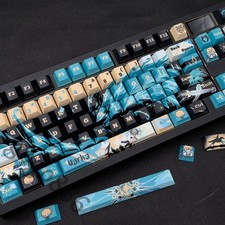 Original Mechanical Keycap Genshin Impact Varka Cosplay Keyboard Cap Gift picture