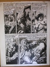 Eerie #28 JACK SPARLING 1970 Original Art Warren Horror Magazine Pencil Ink Page picture