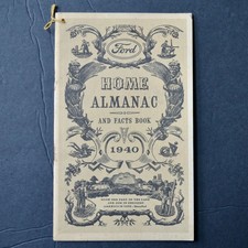 Ford Home Almanac and Facts 1940 Vintage Book picture