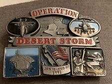 Vintage Belt Buckle - Operation Desert Storm (Jan 16, 1991) Limited Edition picture
