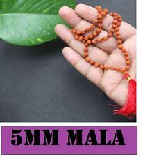 5 M.M. Smallest Very Small and Rare Rudraksha mala of 108+1 Hindu Prayer Beads picture