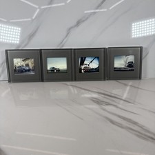 Land Rover Range Rover Sport LR2 Glass Coasters Set Of 4 W Stand And Box NOS OEM picture