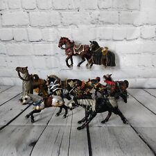 Schleich Papo DRAGON KNIGHT'S HORSES Steed  Retired Lot picture