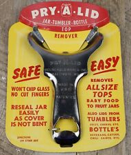 Vintage NOS Pry-A-Lid Mason Jar Lid & Bottle Cap Top Opener Remover - Rusting picture