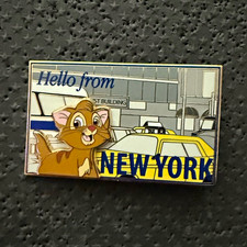 Disney DSSH DSF hello from New York post card Oliver and company LE 300 picture
