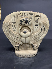 Rare Ancient Egyptian Winged Scarab Antiques Egyptian Khepri Pharaonic Egypt BC picture