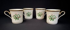 New 4 Piece Set of Lenox Christmas HOLIDAY 10 oz. Mugs picture
