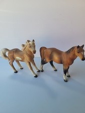 Vintage Lot of 2 Olimco Japan Porcelain Horses picture